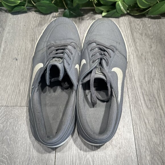 Nike SB Stefan Janoski Zoom Shoes 615957-019 Men’s Size 11 Grey Canvas - Picture 6 of 10